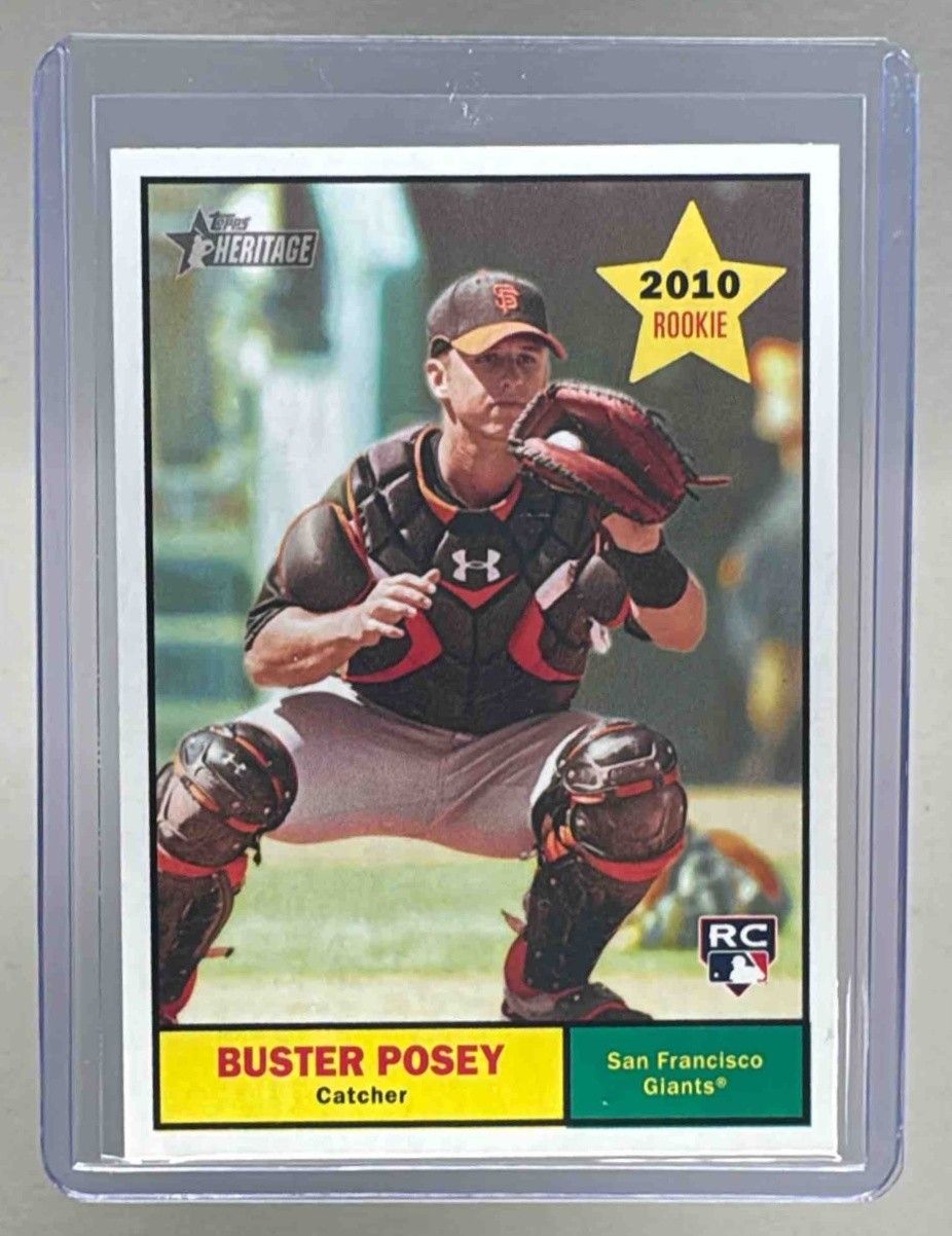Buster Posey 2010 Topps Heritage #114 Rookie RC