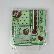 Girl Scouts "You  re Mint To Be Cool" Cool Fabric Bandana Little Brownie Bakers 