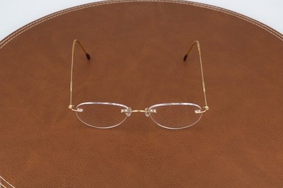 Silhouette Titan Gold Rimless Eyeglasses Frames 7436 10 6067 45-19-140