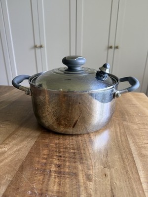 Royal Prestige 3qt. Stock Pot w/Lid T304 Surgical Stainless 9 Ply - Italy