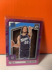 Devin Carter Optic Rated Rookie Pink Glitter /275 2024-25 Panini Optic #290