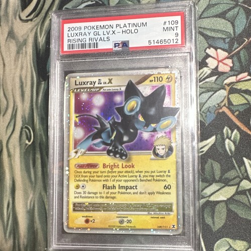 Luxray GL LV.X graded PSA 9 for sale on eBay