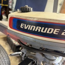 Evinrude 2, 2602S outboard motor, runs Good ,...