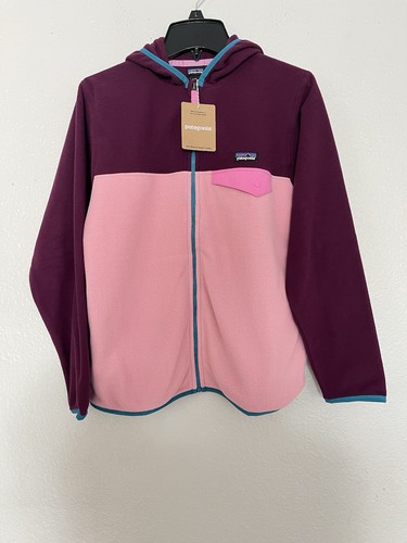 New Patagonia Big Kid Girl Micro D Snap T Jacket Size: L (12) - Picture 2 of 9