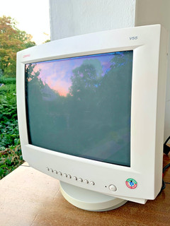Compaq V 55 odd ware vintage Röhrenmonitor aus den 90 zigern Sammlerstück