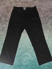 Dockers Pants Signature Khaki Black Classic Fit Men's Size 36x29 Excellent