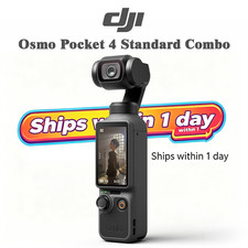 DJI Osmo Pocket 4 Standard Combo 4K Gimbal Camera Vlog Handheld Stabilizer