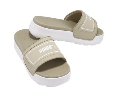  PUMA Karmen Platform Slide Sandal Women's Size 10 Beige  