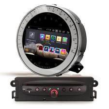 Autoradio Android 14 Video Navigatore Satellitare Stereo CarPlay per BMW Mini Cooper 2007~2013