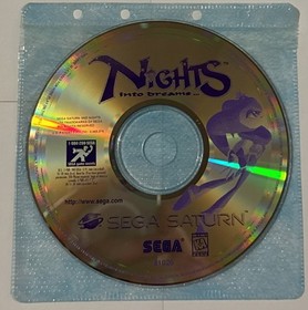 NiGHTS Into Dreams Sega Saturn Complete w Manual Reg. Card Cleaned Long Box 👀