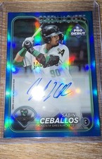 2024 Topps Pro Debut - Sabin Ceballos #PD-50 Blue Foil Autographs /150 (AU, RC)