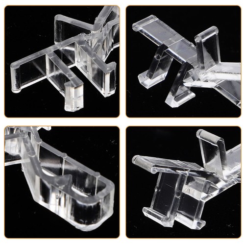 Clip de cortina de 10 piezas para persianas clips de ventana de plástico transparente - Imagen 8 de 12