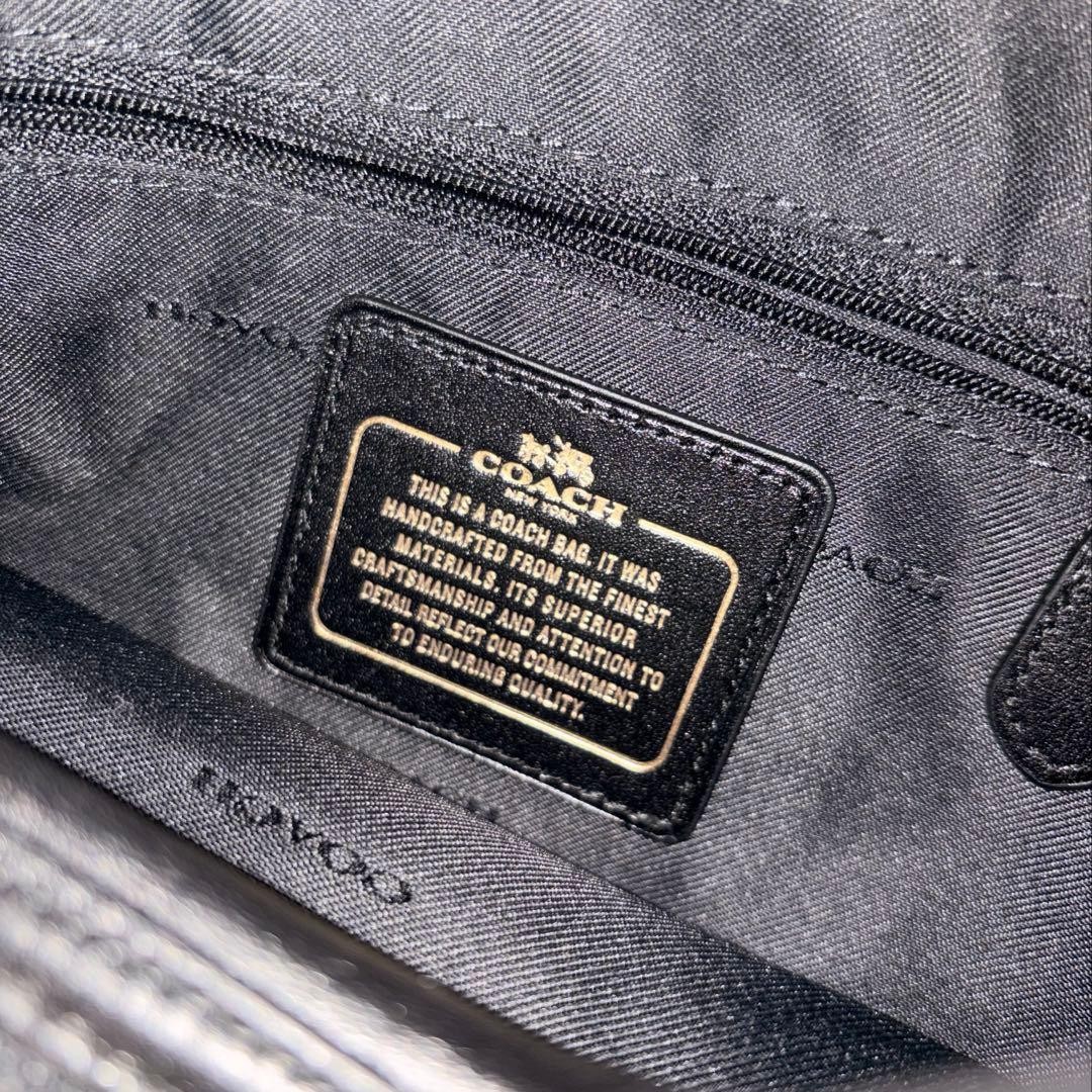 COACH Coach Bicolor Python Beige Black Snake Patt… - image 4