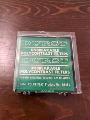 Durst Color Printing Filters for M300/M600/RS35/606/R-35 Enlargers Unbreakable