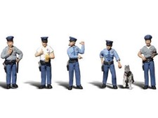 New Woodland N Scale Policemen Train Figures ...