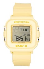 Casio Baby-G Digital Yellow Resin Strap Quartz BGD-10KH-9 100M Women's Watch