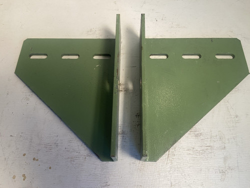 2 x 6 x 7 Steel Angle Iron 3/16" Thick Heavy Duty Bracing Brackets with Holes