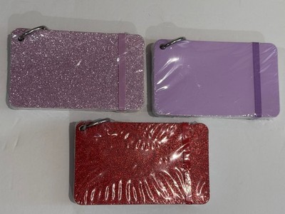 3 NEW Packs of 3x5in Pocket Size Mini Notebooks Index Cards with 100 pages 