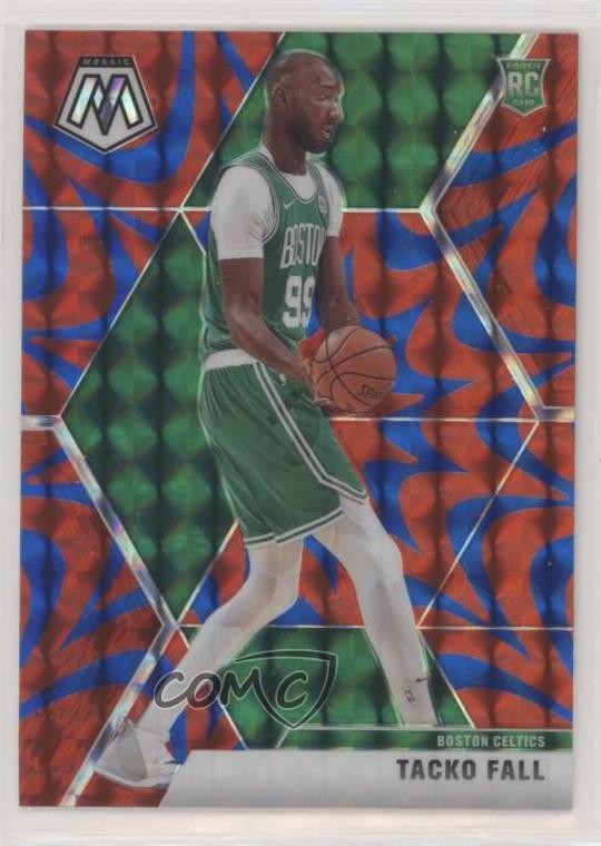 2019-20 Panini Mosaic Rookies Reactive Blue Prizm Tacko Fall #244 0q0m