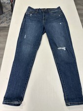 Lularoe Women's Jeans Sz 30 Magic Waist Stretch Distressed Denim Preppy Classic
