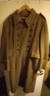 Vintage Military Style Greatcoat Long Double Breasted Coat Pink Piping WW1/WW2
