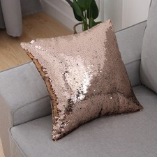 Funda de Almohada de Lentejuelas para Sofá Exterior Funda de Cojín Personalizada Novedad Cojines