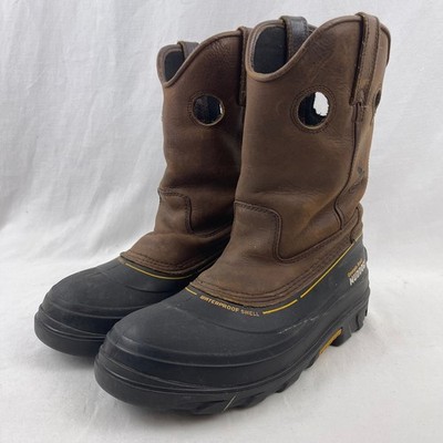 Georgia Boot MudDog2 Mens 11 Brown Leather Waterproof Shell 