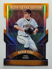 2015 PANINI ELITE EXTRA EDITION Nathan Kirby STATUS DIE CUT ORANGE /10 - BREWERS