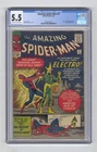 Amazing Spider-Man #9 CGC 5.5 Marvel Comic 1st Electro Stan Lee Steve Ditko