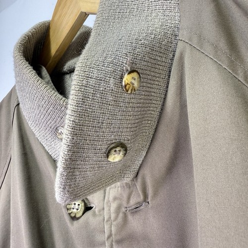 Chaqueta reversible vintage años 80 para hombre XL Izod Lacoste parche cocodrilo marrón tostado - Imagen 15 de 18