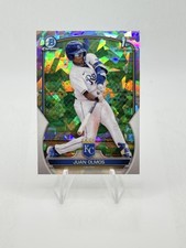 2023 Bowman Juan Olmos #BCP-136 Chrome Prospects Atomic Refractors Royals