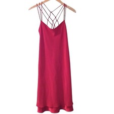 Vintage Jones New York Event Cocktail Dress Womens Size 6 Red Classic