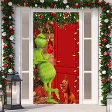 Cute Christmas Door Cover Christmas Door Decorations Christmas Front Door Decora