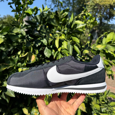 NIKE HF0263-001 NIKE CORTEZ TXT BLACK-WHITE MEN'S NEW QUICK FREE