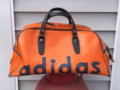 Orange Adidas Vintage Sports Gym Holdall Retro Bag | eBay