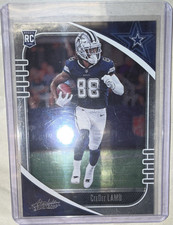 Panini 2020 Absolute Rookie Base CeeDee Lamb #115 Dallas Cowboys