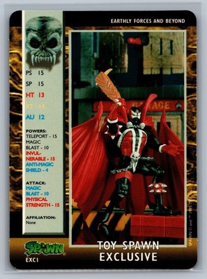 Spawn Power Cardz CCG Toy Spawn Exclusive #EXC1 TCG