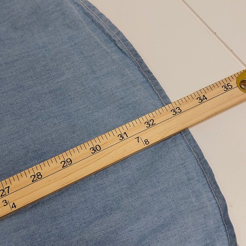 INC International Concepts Mens XXL Chambray Colorblock Button-Up Shirt Western - Picture 10 of 10