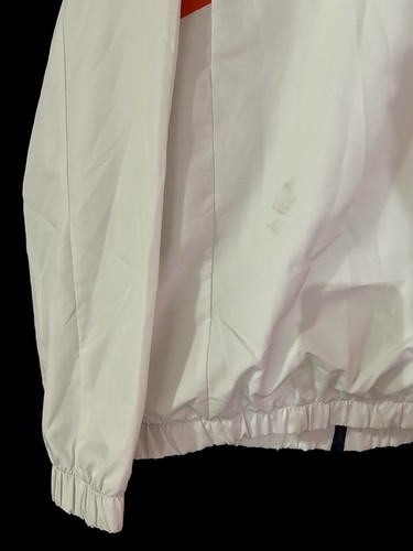 Lacoste Sport Track Jacket Mens Medium White/Red/ Blue - Pre Owned Condition! - Picture 4 of 9