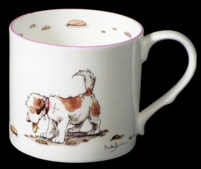 Zwei böse Mäuse / Anita Jeram Hund mittelgroße Tasse. Fine Bone China. Cookies Terrier NEU
