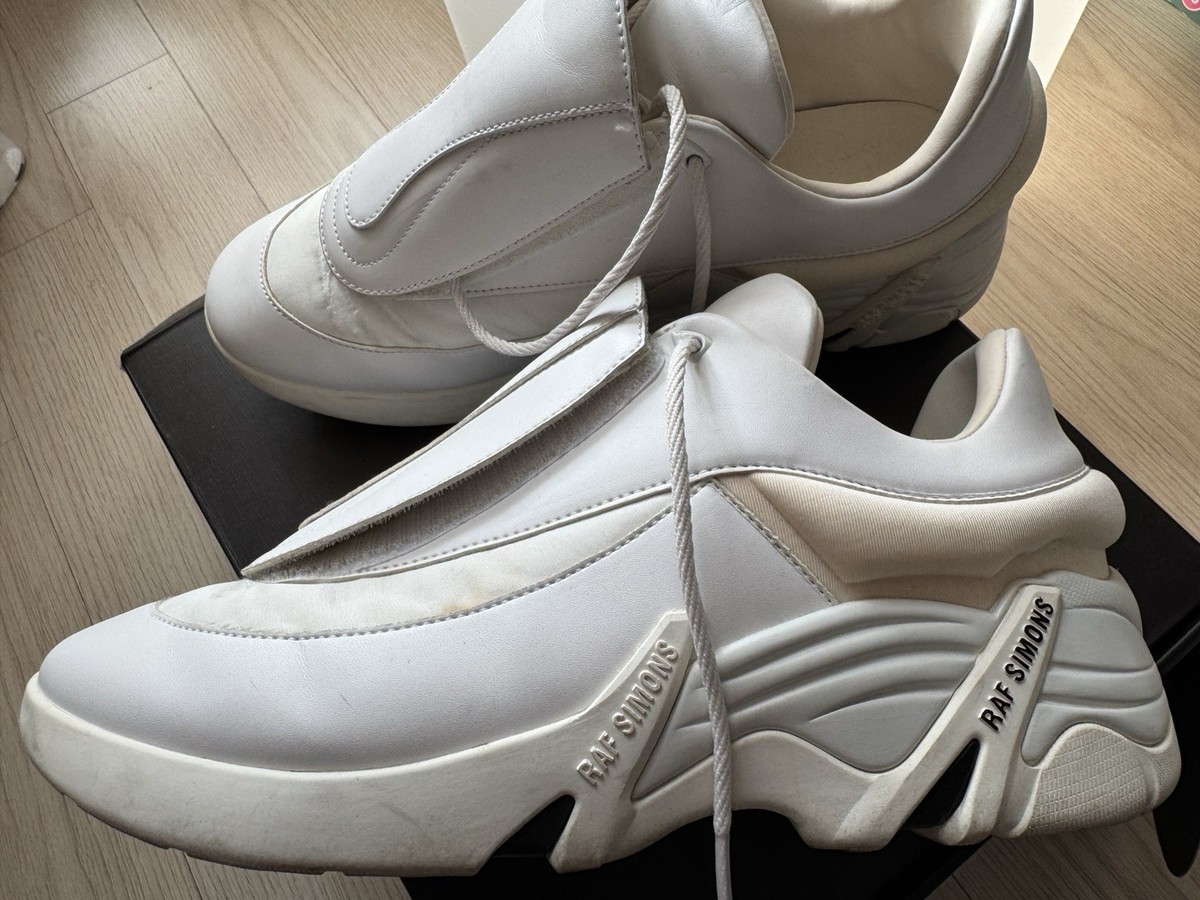 RAF SIMONS ANTEI スニーカー ホワイト 美品 43 Raf Simons Antei Oversized Leather Runner UK9 | eBay