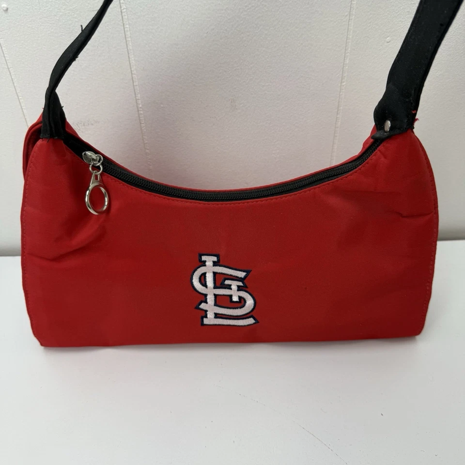 Bolso Cartera Cardinal St Louis Rojo Azul Negro MVF MLB Béisbol Foto 2 de 4