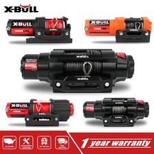 X-bull Atv Winch Kit 12v Electric Winch 3000lb 4500lb 5000lb Synthetic Utv 4wd