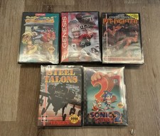 Thumbnail of ebay&reg; auction 358875328593 | Genesis Bundle: Street Fighter 2, Pit Fighter, Steel Talons, Sonic 2, NFL