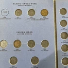 1858-1909 INDIAN HEAD CENT FLYING EAGLE PENNY COLLECTION BOOK SET 23pc SEMI KEYS