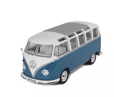 Volkswagen Vw T1 Typ 2 Samba Bus Year 1962 Blue White 112 Ottomobile