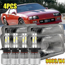 4x For Chevrolet-camaro Iroc-z Z28 1982-1992 4x6 Led Headlights Hilo A 4x For Chevrolet-camaro Iroc-z Z28 1982-1992 4x6 Led Headlights Hilo A