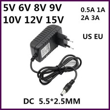 AC 110-240V DC 5V 6V 8V 9V 10V 12V 15V 0.5A 1A 2A 3A Universal Power Adapter Sup