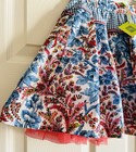 Oilily Toos Floral Gingham Spring Skirt HTF NWT Girls 128 7 8 $115 — photo 4