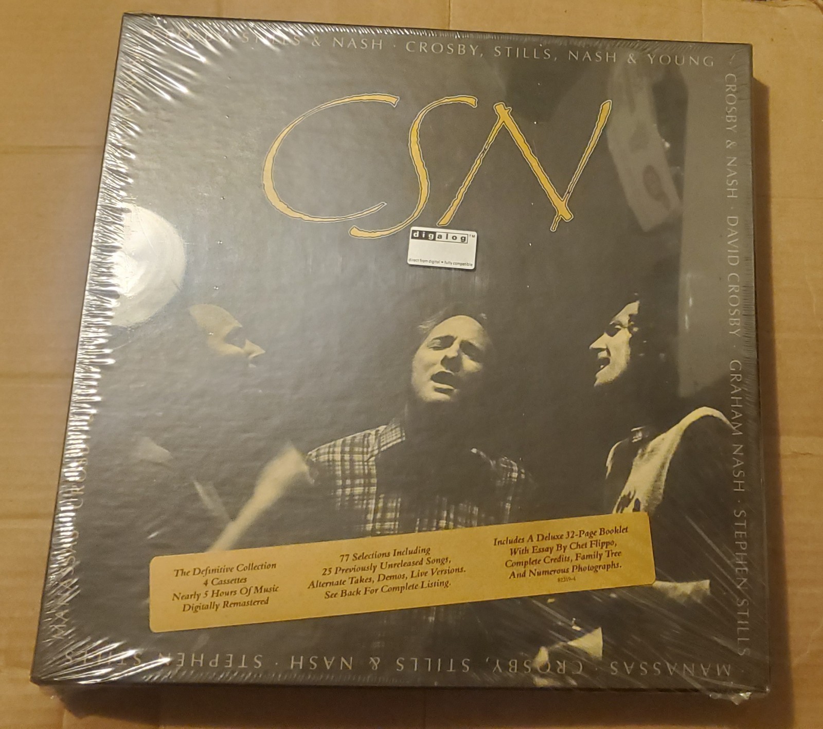 CSN [Box Set] [Box] by Crosby, Stills & Nash (Cassette, Oct-1991, 4 ...